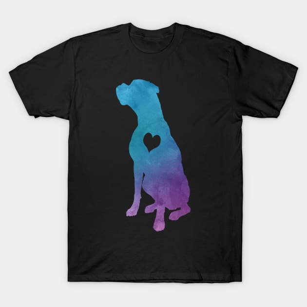 Adore Boxers Watercolor T-Shirt by Psitta
